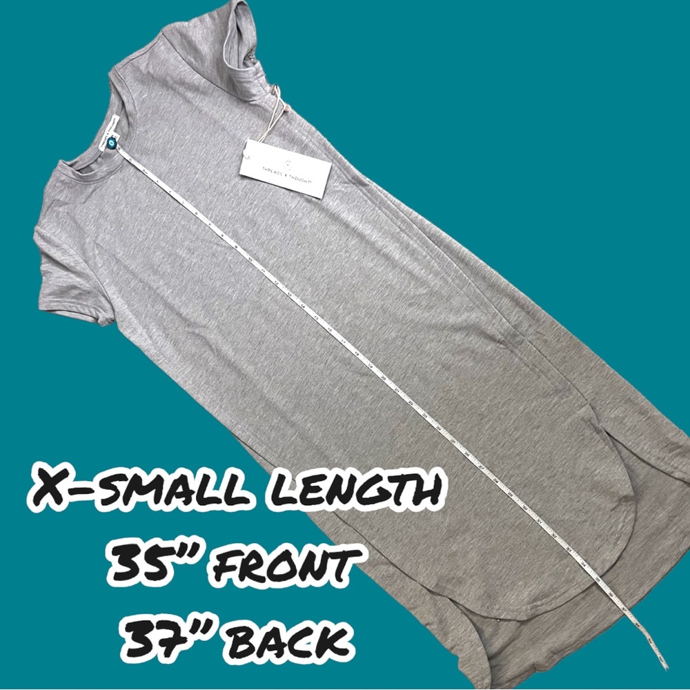 ✨HOST PICK! ✨NWT Threads4 Thought high-low t-shirt dress in heather grey ♻️🌱✨ - Picture 11 of 12